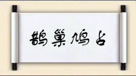 鹊巢鸠占对对子图片