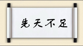 先天不足对对子图片